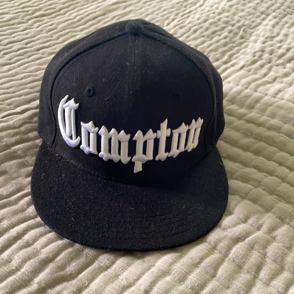 Black Compton hat